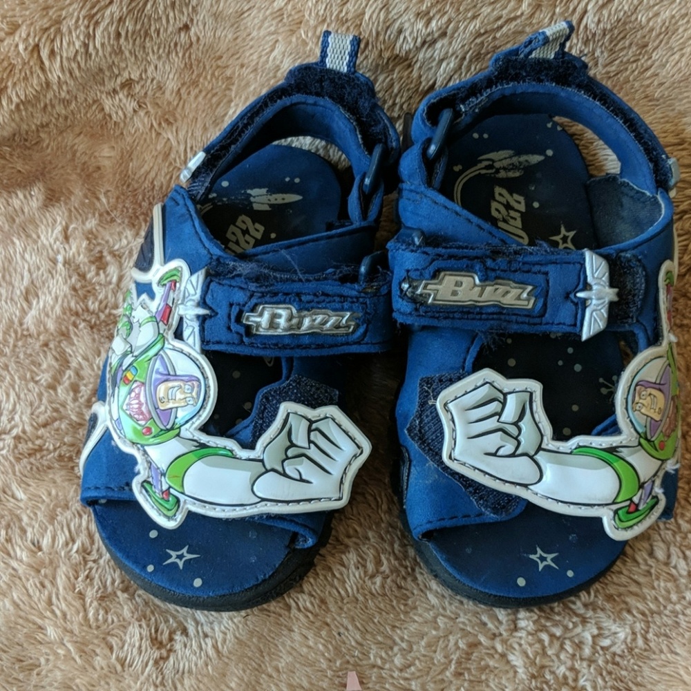 Buzz lightyear sandal. Size 6 used